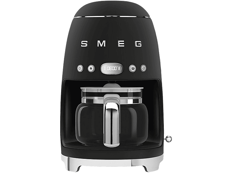 Smeg DCF02BLMEU 50's Style Aesthetic Filterkaffeemaschine Schwarz Matt