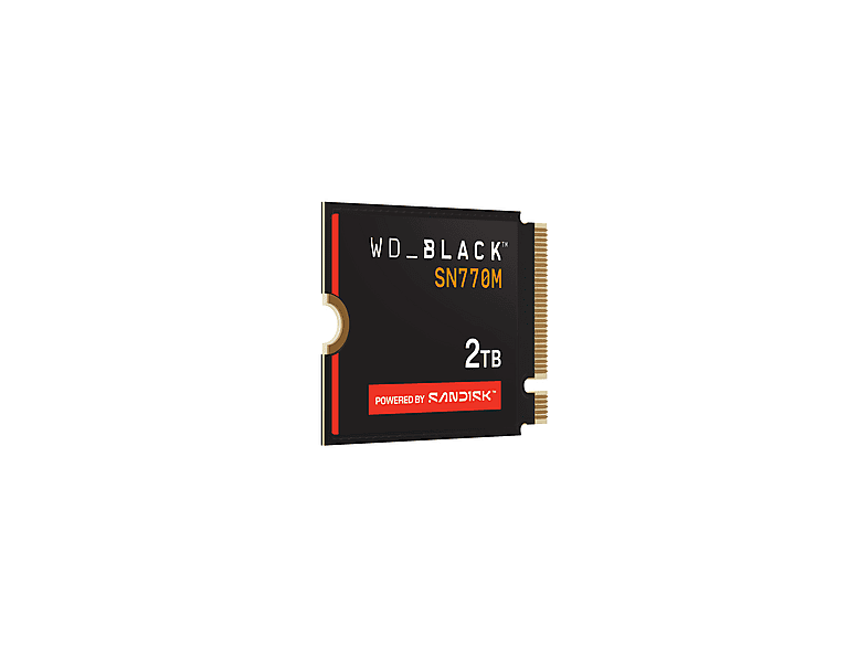 WESTERN DIGITAL 2 TB WD_black SN770M M.2 2230 NVMe SSD (PCI Express, intern) passend für ASUS ROG und MSI Claw Handheld SSD; SSD Festplatte — Foto 3 von 5
