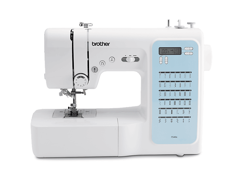 Brother FS40S Computer-Nähmaschine (43 Watt, 40-Stiche, Freiarmnähen, Weiß)