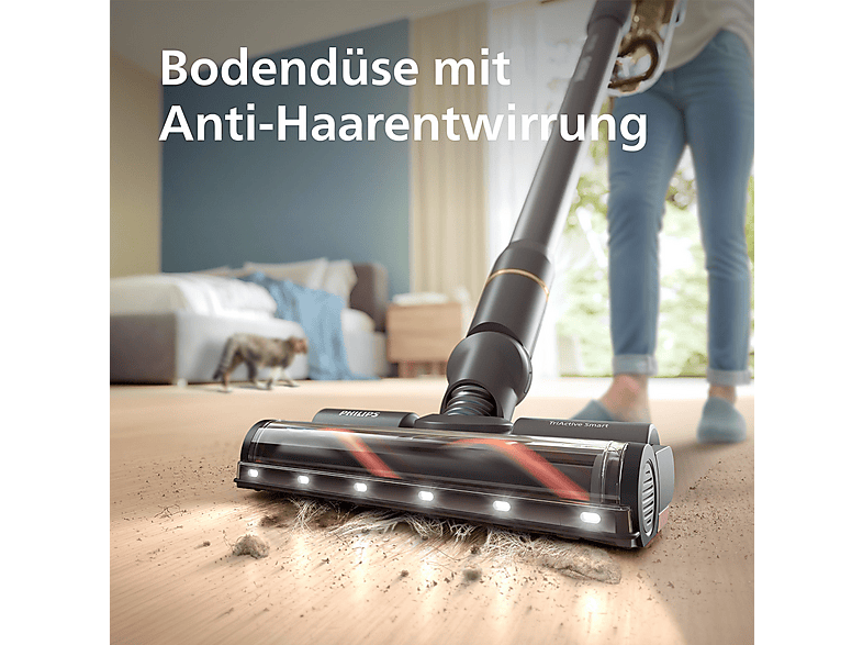 Philips XC7067/01 SpeedPro Max 7000 Series Staubsauger (0,6 l, Akkulaufzeit: bis zu 80 Minuten., Schwarz) — Foto 4 von 5