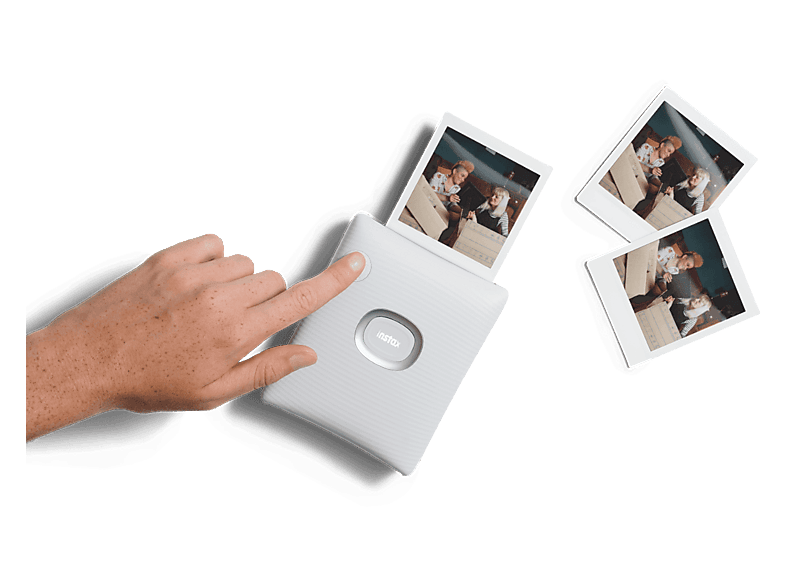 Drukarka fotograficzna FUJIFILM Instax Square Link Biały (Ash White) – zdjęcie 2