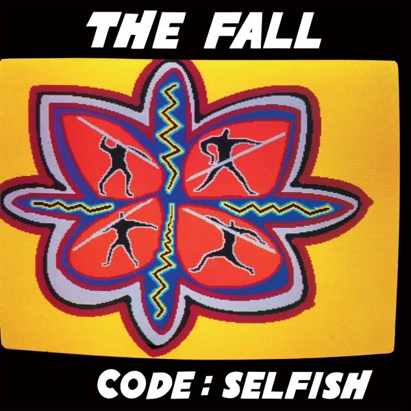 A The Fall album borítója. Virágszerű dizájn, négy figurával, akik lándzsákat tartanak egy piros központban, sárga háttéren.