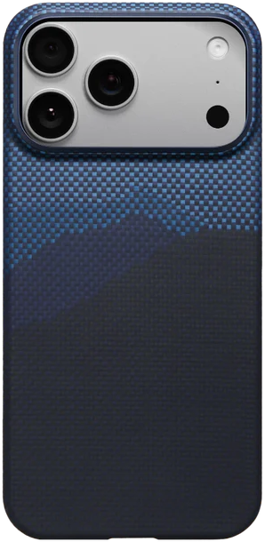 PITAKA StarPeak Ultra-Slim Case telefontok iPhone 17 Pro Max, Over the horizon, kék (KI1704OPM)