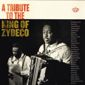 Albumcover: Zwei schwarze Männer, einer spielt Akkordeon. Text: 'A Tribute to the King of Zydeco'.