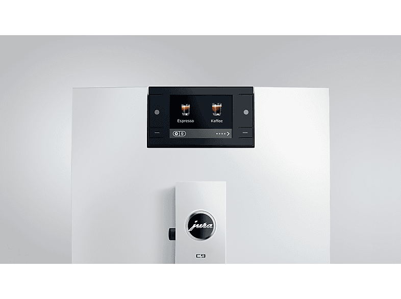 Jura C9 Kaffeevollautomat (Piano White, Professional Aroma Grinder (P.A.G.), 15 bar, Milchschlauch) — Foto 4 von 5