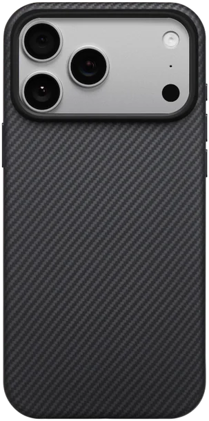 PITAKA Aramid UltraGuard Case iPhone 17 Pro telefontok, fekete/szürke (KI1701PB)