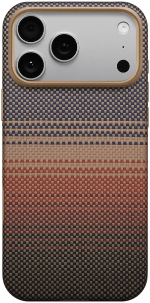 PITAKA Aramid UltraGuard Case iPhone 17 Pro telefontok, napnyugta (KI1702BP)