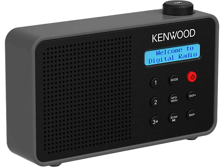 Kenwood CR-M25DAB Tragbares DAB+ Radio mit ASA-Warnfunktion, Digital, DAB+, DAB, FM, Bluetooth, Schwarz — Foto 2 von 5