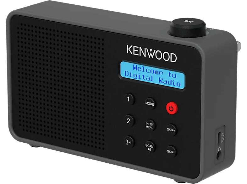 Kenwood CR-M25DAB Tragbares DAB+ Radio mit ASA-Warnfunktion, Digital, DAB+, DAB, FM, Bluetooth, Schwarz — Foto 3 von 5