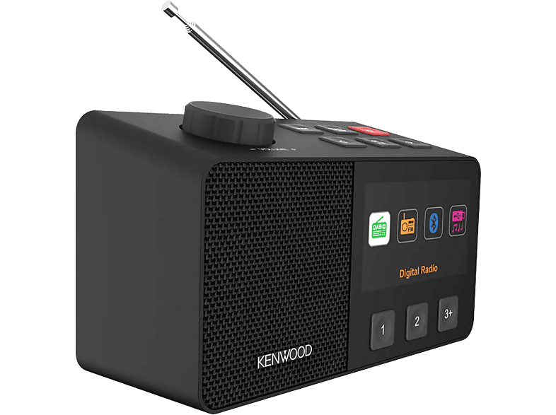 Kenwood CR-M70DAB Senioren-Radio mit 10,8cm IPS-Farbdisplay & Easy Modus, Schwarz — Foto 3 von 5