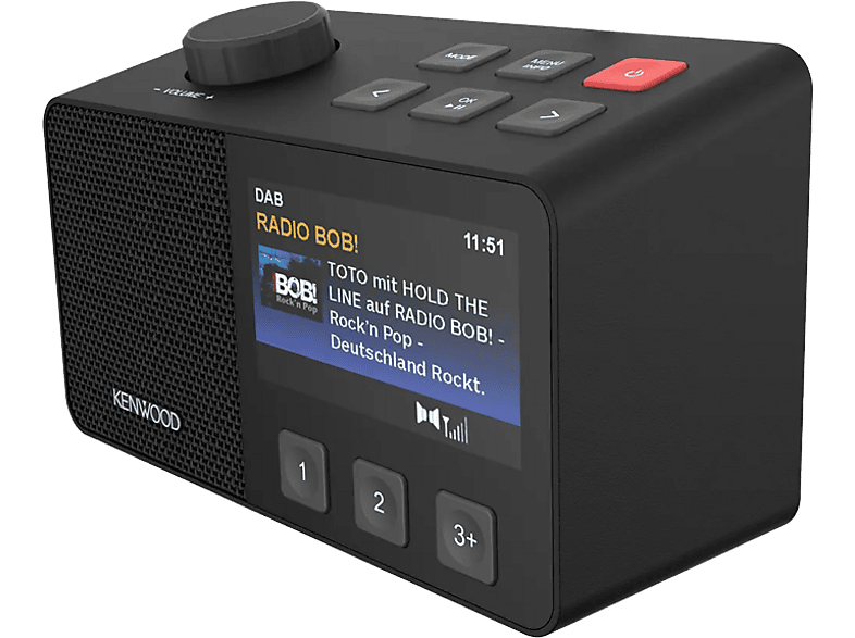 Kenwood CR-M70DAB Senioren-Radio mit 10,8cm IPS-Farbdisplay & Easy Modus, Schwarz — Foto 4 von 5