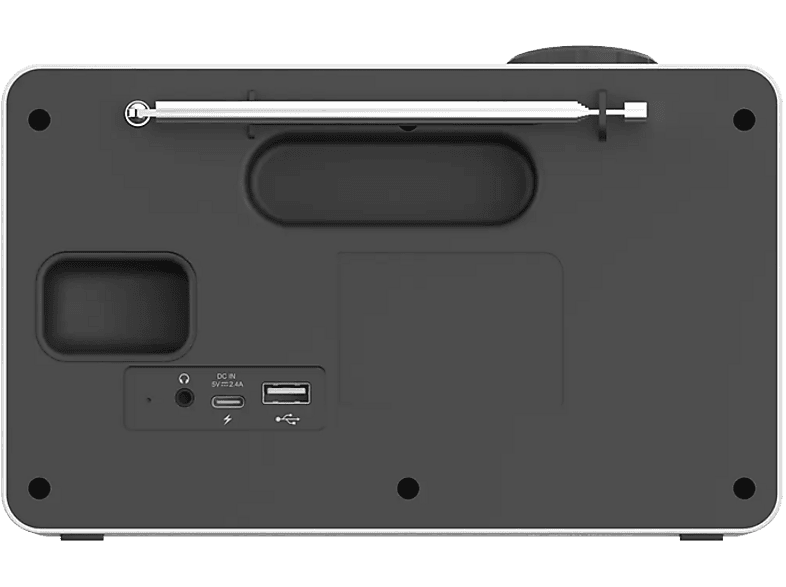Kenwood CR-M70DAB Senioren-Radio mit 10,8cm IPS-Farbdisplay & Easy Modus, Weiß — Foto 2 von 5