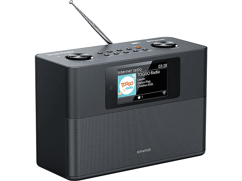 Kenwood CR-ST200S Smart Radio mit Internetradio, Bluetooth®, DAB+ und IPS-Farbdisplay, Schwarz — Foto 2 von 5