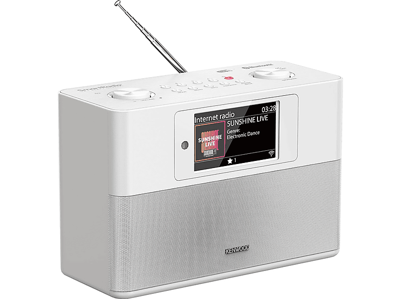 Kenwood CR-ST200S Smart Radio mit Internetradio, Bluetooth®, DAB+ und IPS-Farbdisplay, Weiß — Foto 2 von 4