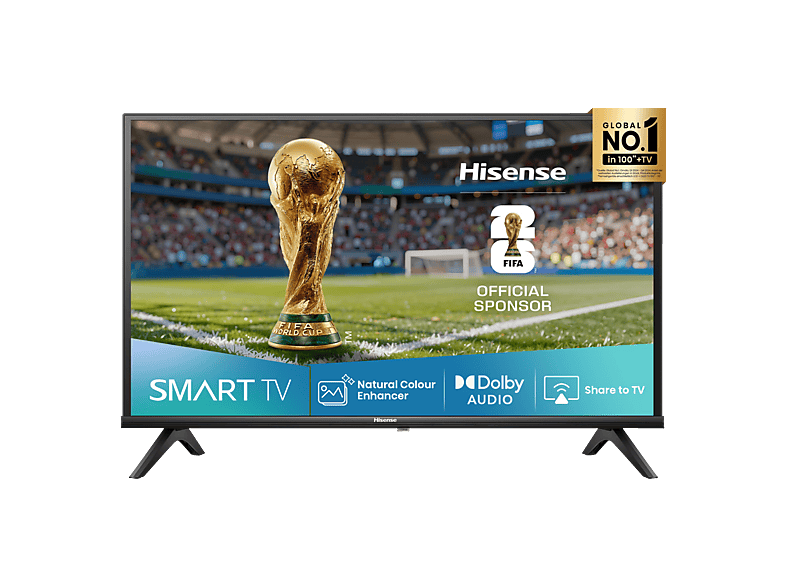 HISENSE 40A4Q LED TV (Flat, 40 Zoll / 100 cm, Full-HD, SMART TV)