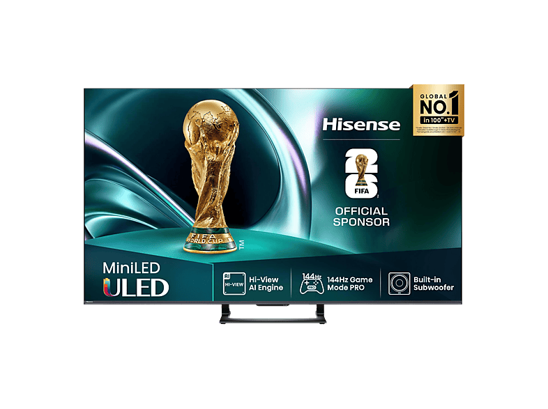 HISENSE ULED 65U7Q Mini LED TV (Flat, 65 Zoll / 164 cm, UHD 4K, SMART TV)
