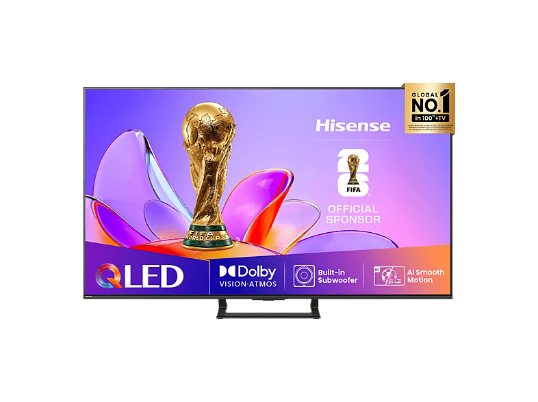 HISENSE 65A7Q QLED TV (Flat, 65 Zoll / 164 cm, UHD 4K, SMART TV)