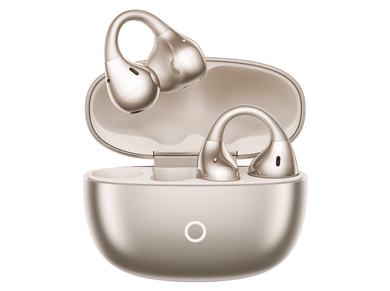 realme Buds Clip Konstrukcja klipsa Przewodnictwo powietrzne Bluetooth 5.4 Funkcje AI Złoty