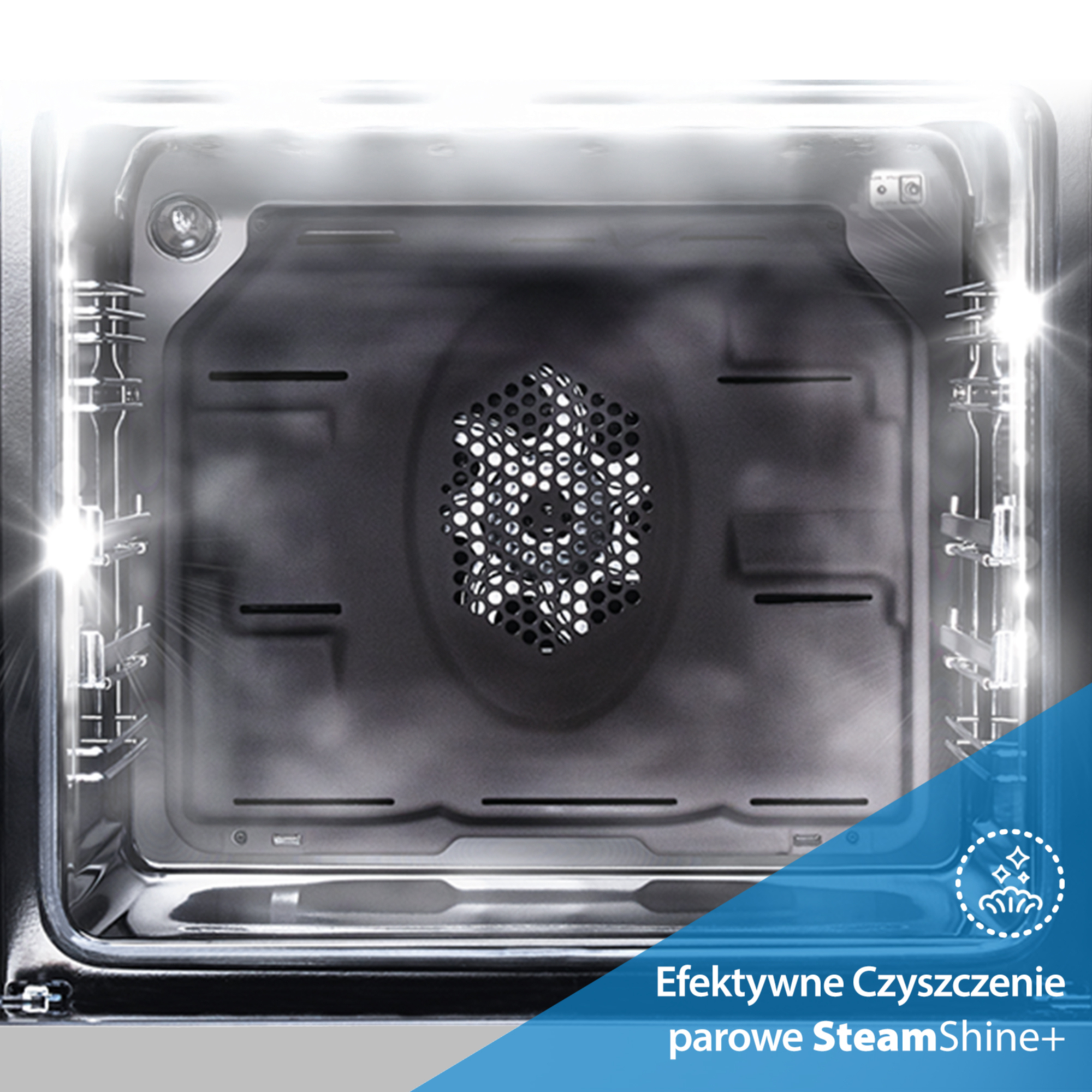 Kuchnia z płytą ceramiczną BEKO FSE57300GX Grill Termoobieg Czyszczenie parą 50cm