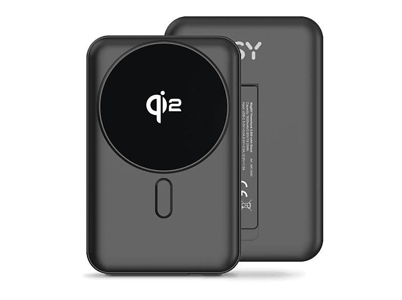 ISY IMC-5500 Powerbank 5000 mAh Schwarz