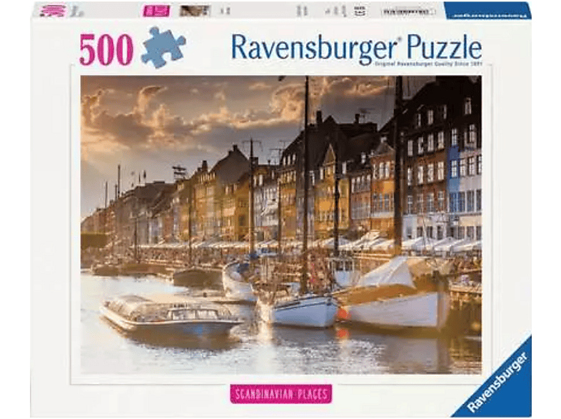 Ravensburger Sonnenuntergang in Kopenhagen 500 Teile (Ab 12 Jahren) Puzzle