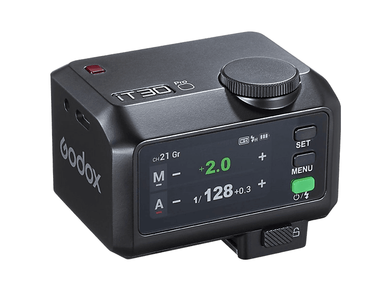 Godox iT30Pro O Mini Blitz für Olympus, Schwarz; Aufsteckblitz