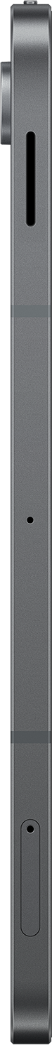 A close-up of a gray metal object with several openings and a cylindrical protrusion.
