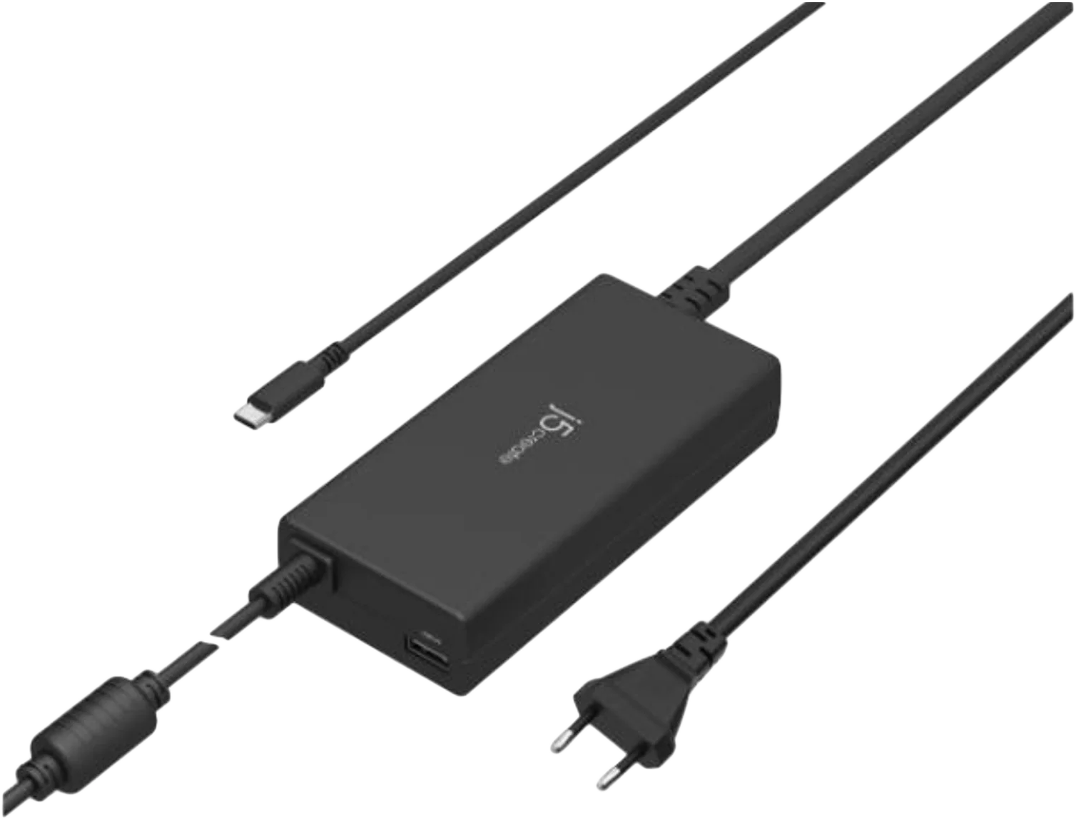 J5CREATE USB-C hálózati adapter, 90W+10W PD, fekete (JUP2290C-EN)