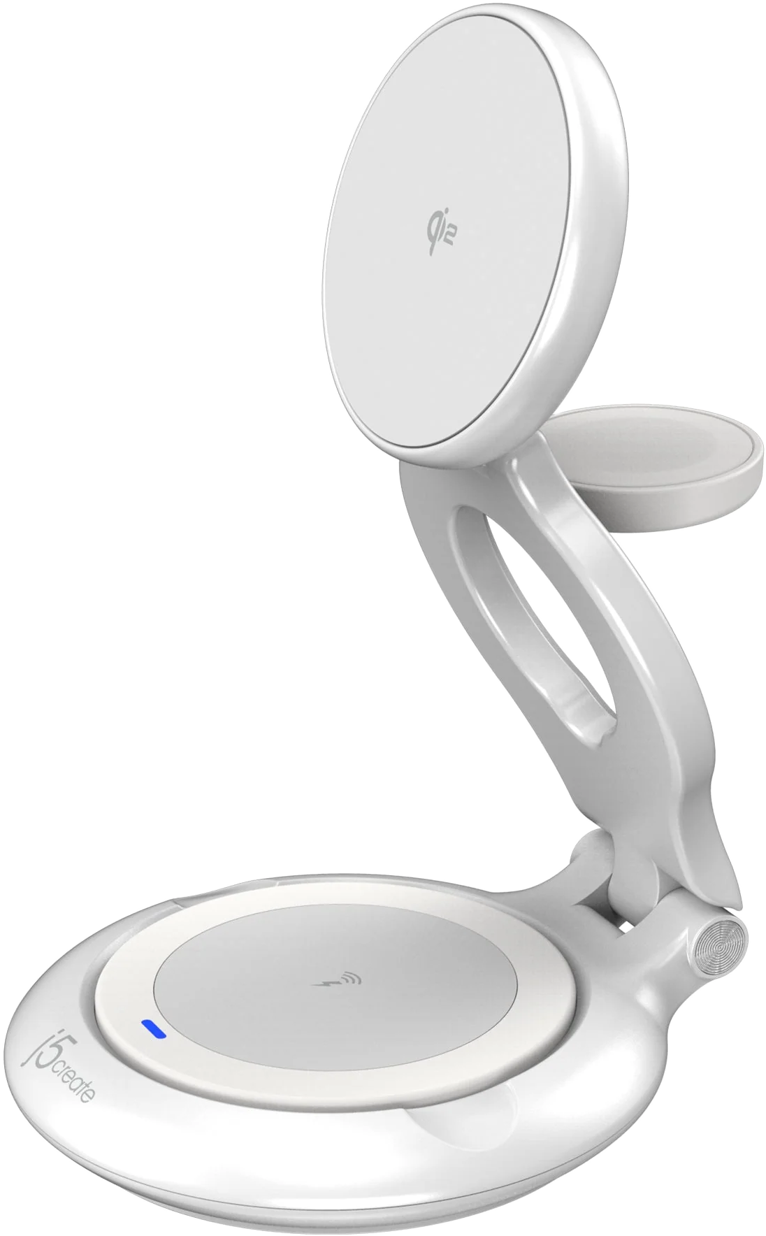 J5CREATE 3 az 1-ben mágneses, összecsukható vezeték nélküli töltőállomás (JUPW3415-N)