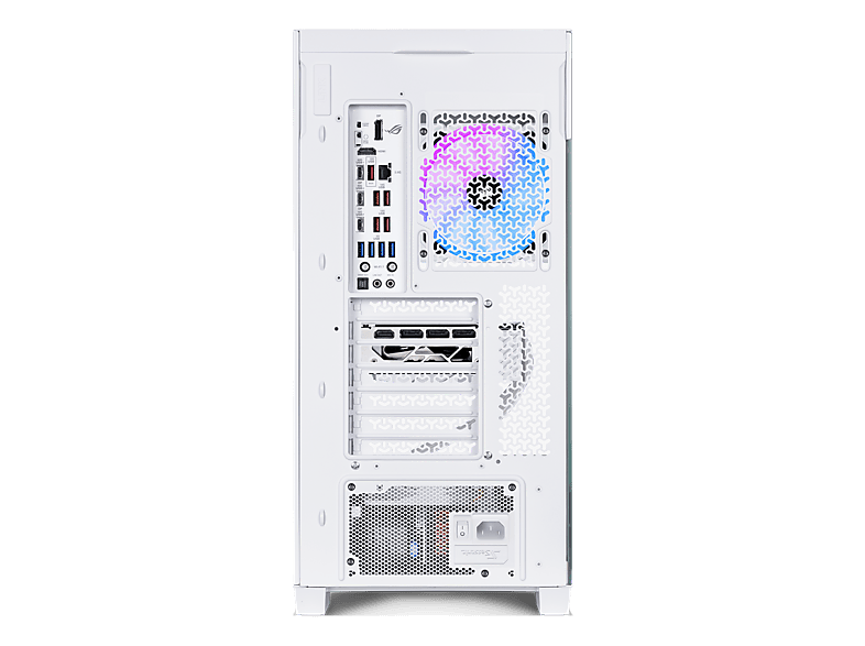 JOULEPERFORMANCE L1141168 Gaming PC, AMD Ryzen 7 9800X3D, 32 GB RAM, 3000 GB SSD, GeForce RTX™ 5070 Ti, Windows 11 Home, Weiß — Foto 2 von 4