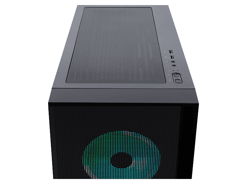 JOULEPERFORMANCE L1141171 Gaming PC, AMD Ryzen 7 7800X3D, 32 GB RAM, 1000 GB SSD, Radeon™ RX 9060 XT, Windows 11 Home, Schwarz — Foto 4 von 4