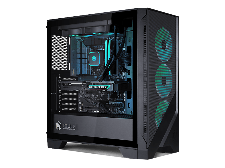 JOULEPERFORMANCE L1141172 Gaming PC, AMD Ryzen 7 7800X3D, 32 GB RAM, 1000 GB SSD, Radeon™ RX 9070 XT, Windows 11 Home, Schwarz