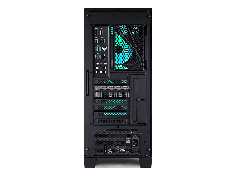 JOULEPERFORMANCE L1141172 Gaming PC, AMD Ryzen 7 7800X3D, 32 GB RAM, 1000 GB SSD, Radeon™ RX 9070 XT, Windows 11 Home, Schwarz — Foto 2 von 4