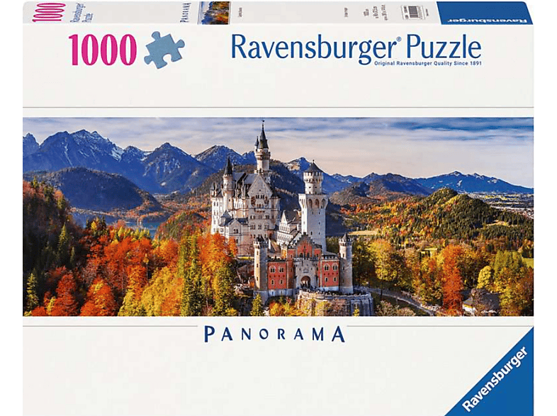 Ravensburger Schloss in Bayern, 1000 Teile (Ab 14 Jahren) Puzzle