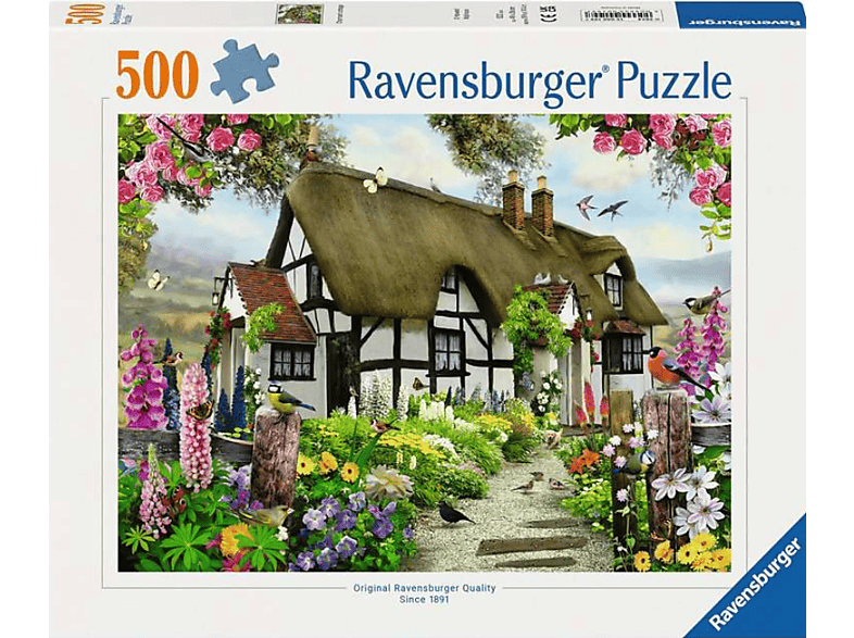 Ravensburger Verträumtes Cottage, 500 Teile (Ab 12 Jahren) Puzzle