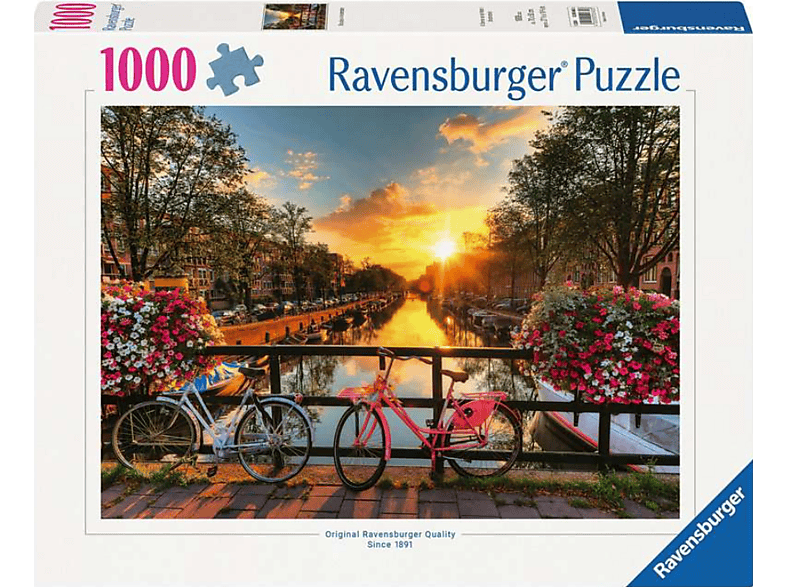 Ravensburger Fahrräder in Amsterdam, 1000 (Ab 14 Jahren) Puzzle