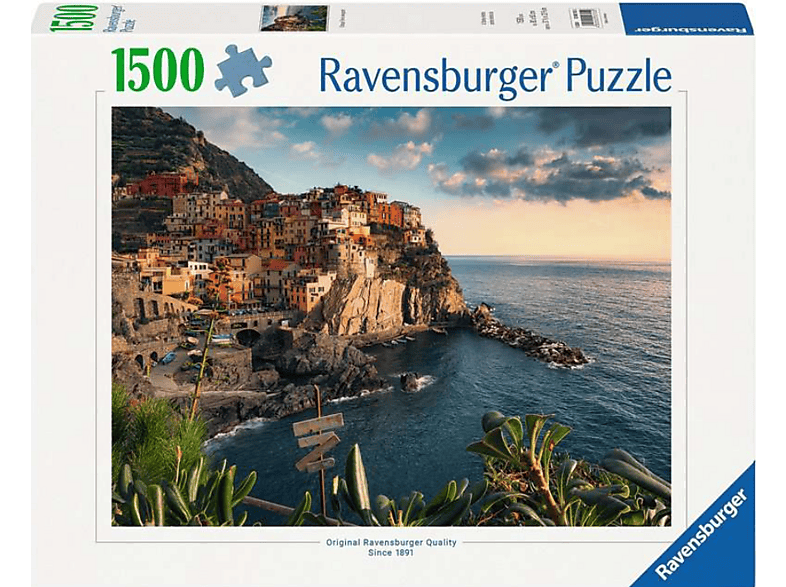 Ravensburger Blick auf Cinque Terre, 1500 Teile (Ab 14 Jahren) Puzzle