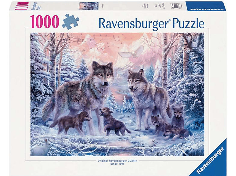 Ravensburger Arktische Wölfe, 1000 Teile (Ab 14 Jahren) Puzzle