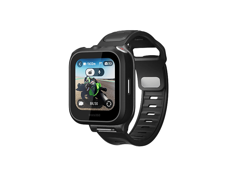 Thumbnail - INSTA360 GPS-Vorschau-Fernsteuerung mit integriertem Mikrofon, Fernsteuerung, Schwarz
