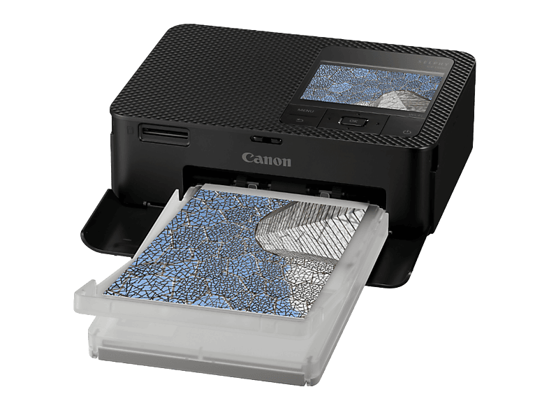 Canon Cp1500 + 54 Vel Fotopapier Kit - Zwart Compact Foto Printer afbeelding