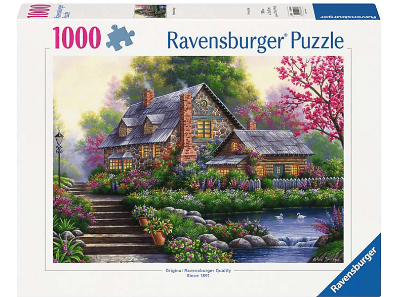Ravensburger Romantisches Cottage, 1000 Teile (Ab 14 Jahren) Puzzle