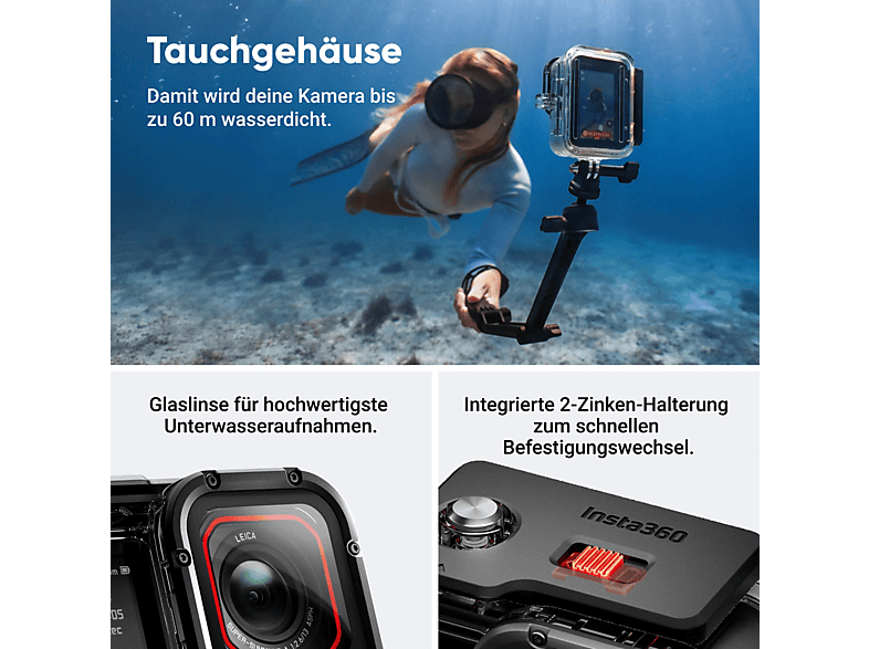 Thumbnail - INSTA360 Ace Pro 2 Dive-Bundle Action Cam , WLAN, Touchscreen