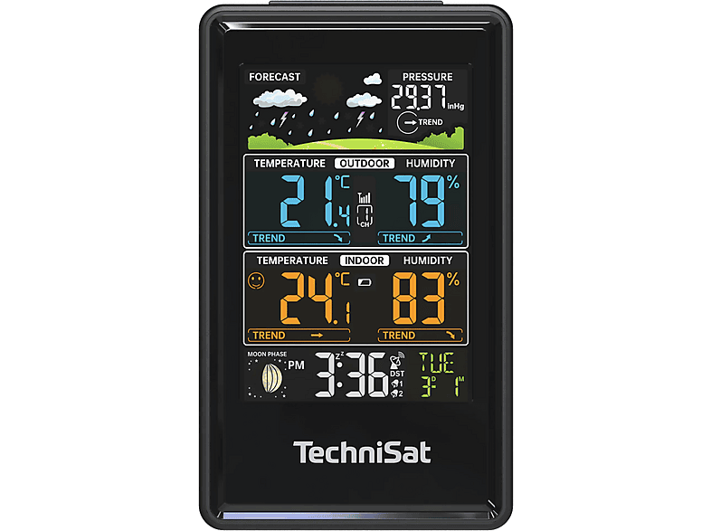 Stacja pogody TECHNISAT iMeteo 410 Czarny – zdjęcie 2