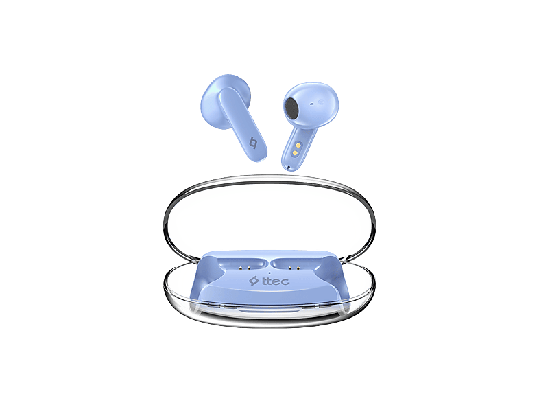 Ttec 2Km170Cm AirBeat Glace Gerçek Kablosuz TWS Bluetooth Kulak İçi Kulaklık Çelik Mavisi