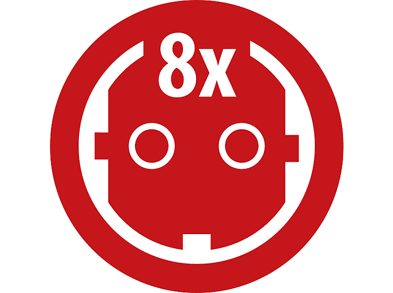 Thumbnail - BRENNENSTUHL 1153560010 8-fach Steckdosenturm, 2 m