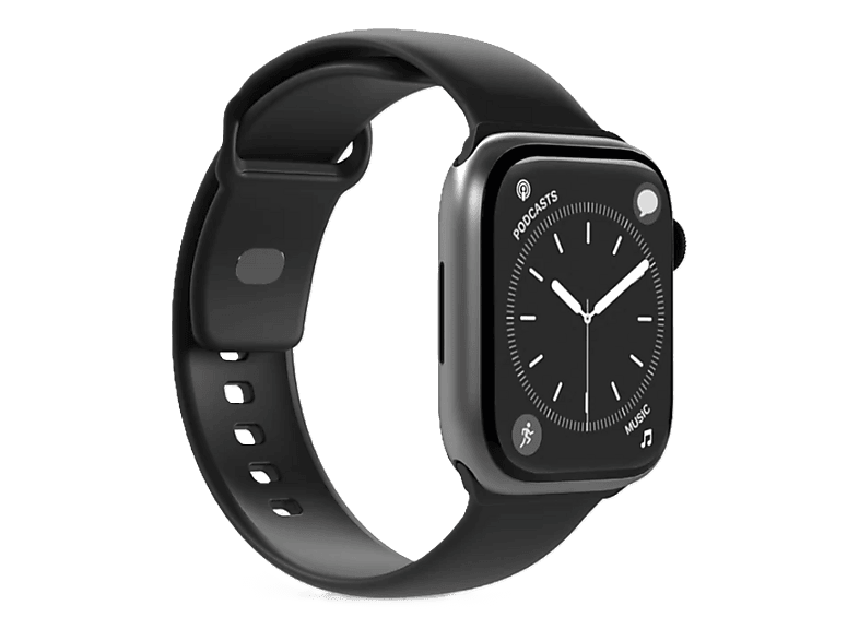 Puro Icon Band für Apple Watch 42/44/45/49mm, Black; Armband