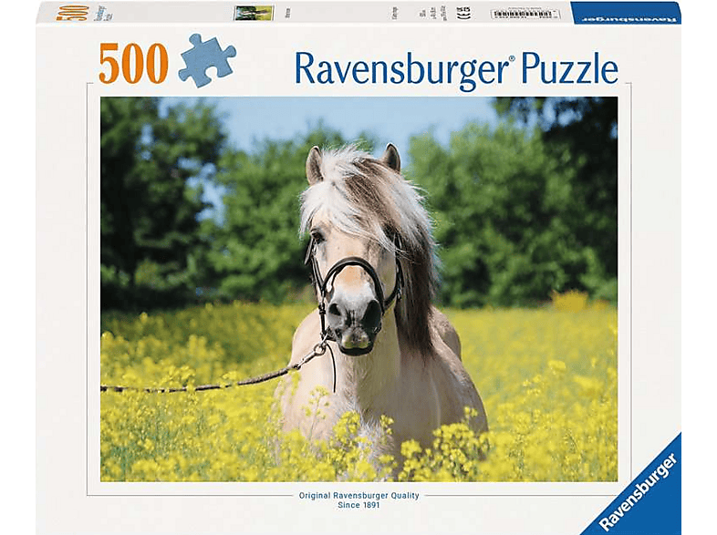 Ravensburger Pferd im Rapsfeld Puzzle