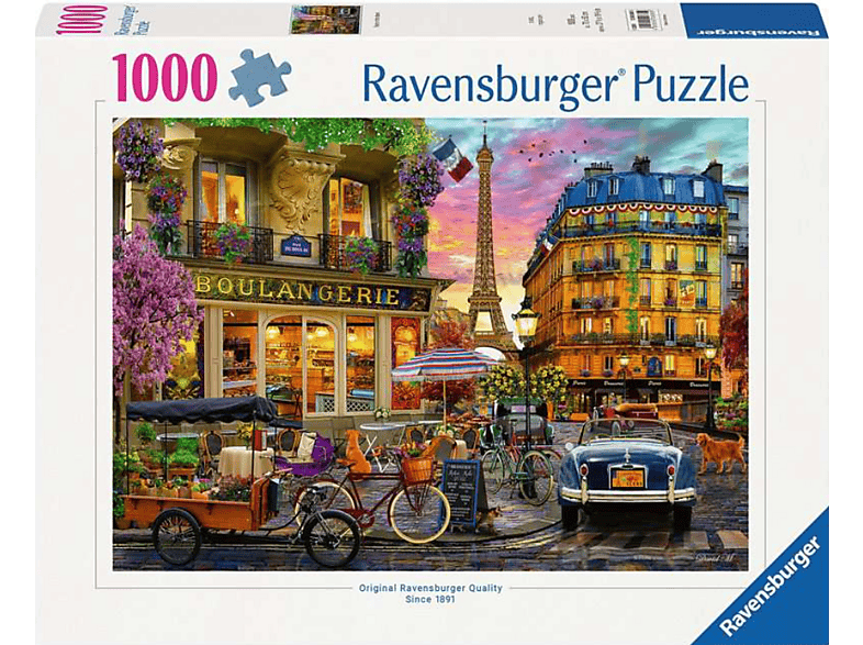 Ravensburger Paris im Morgenrot, 1000 Teile (Ab 14 Jahren) Puzzle