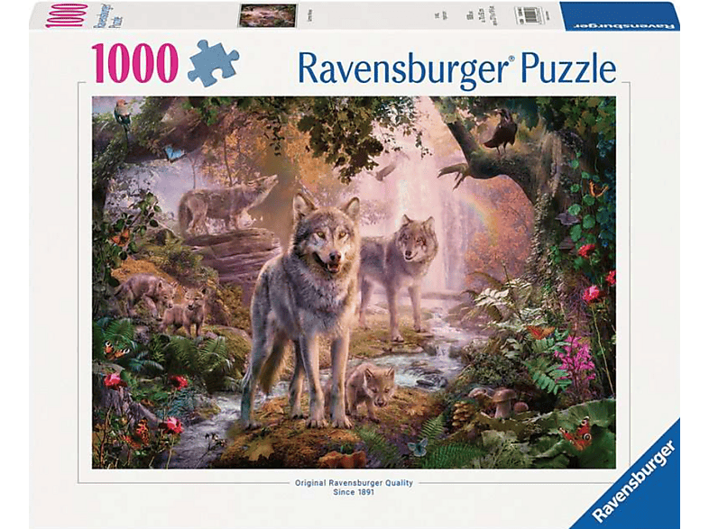Ravensburger Wolfsfamilie im Sommer, 1000 Teile (Ab 14 Jahren) Puzzle