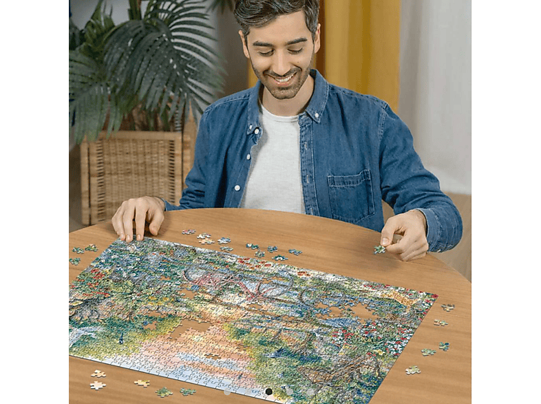 Ravensburger Verträumte Fahrräder in Amsterdam, 1000 Teile (Ab 14 Jahren) Puzzle — Foto 2 von 2